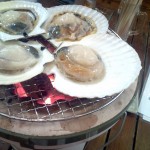 北海道産、肉厚ほたて