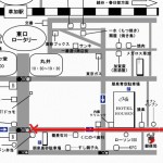 通行止め(赤い線の箇所です）